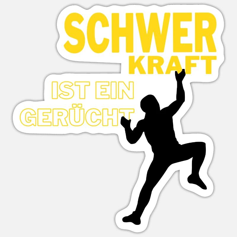 Gravity is a rumor. Sticker size S (10 x 10 cm)