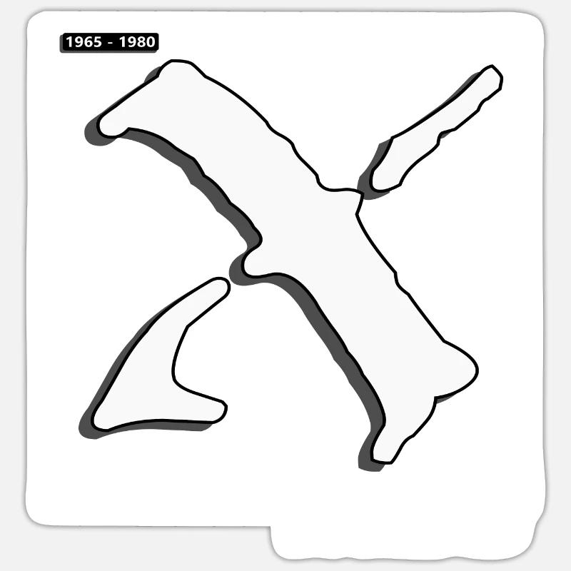 Génération X Sticker taille S (10 x 10 cm)