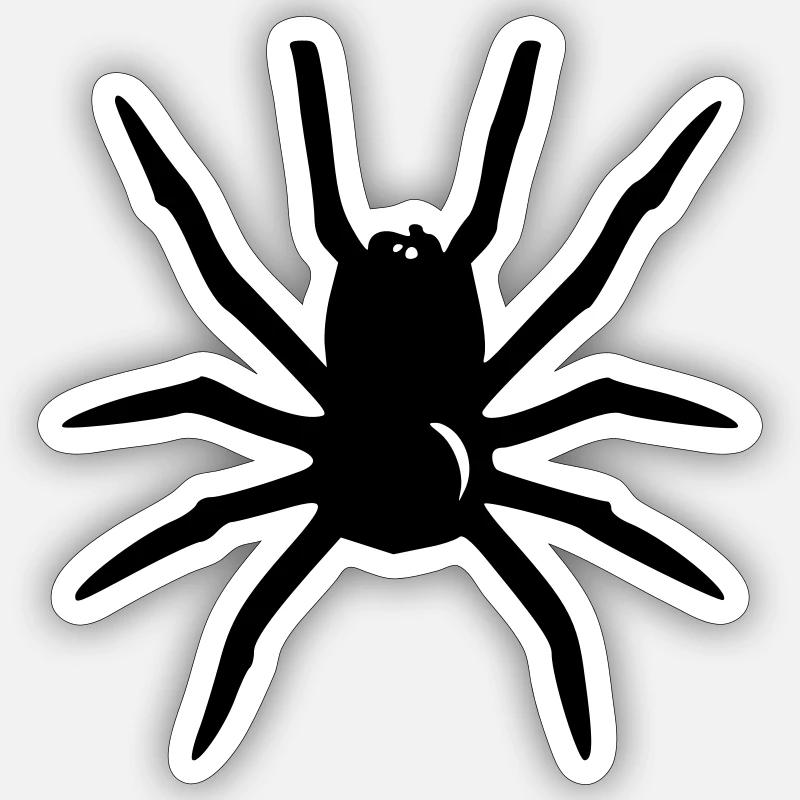 Spider - Sticker size S (10 x 10 cm) - white matte