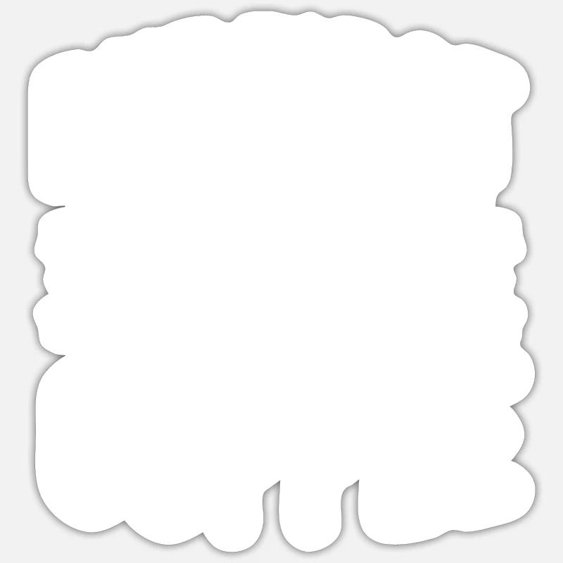 But First Coffee - Sticker size S (10 x 10 cm) - white matte