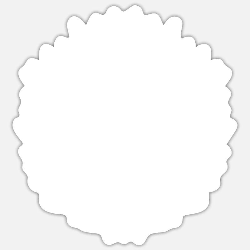 Pas de décalage, pas de rage Sticker taille S (10 x 10 cm)