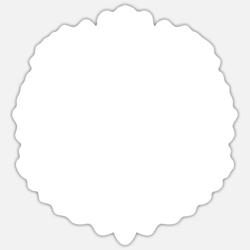 L’armure de Dieu sur - Sticker taille S (10 x 10 cm) - blanc mat