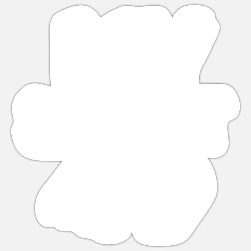 49 - Sticker size S (10 x 10 cm) - white matte