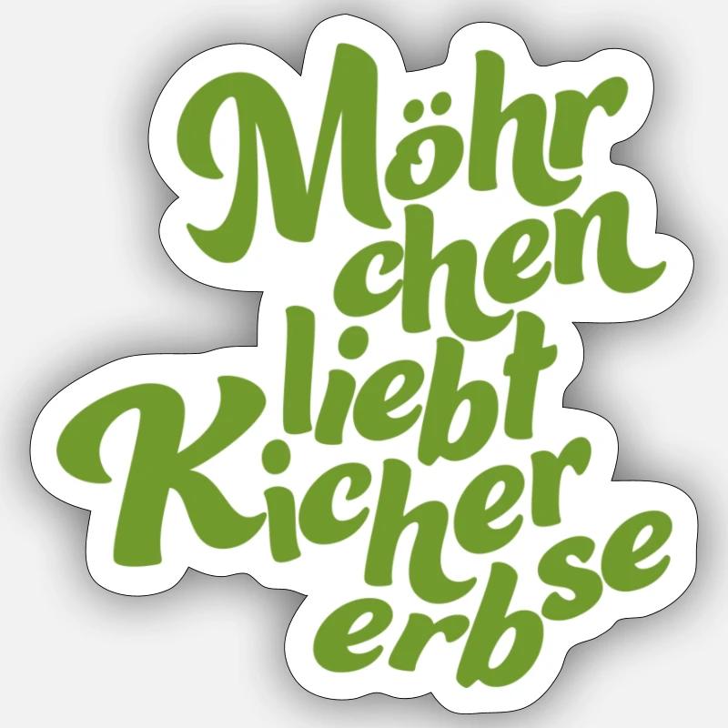 Logo without background green - Sticker Größe S (10 x 10 cm) - Mattweiß