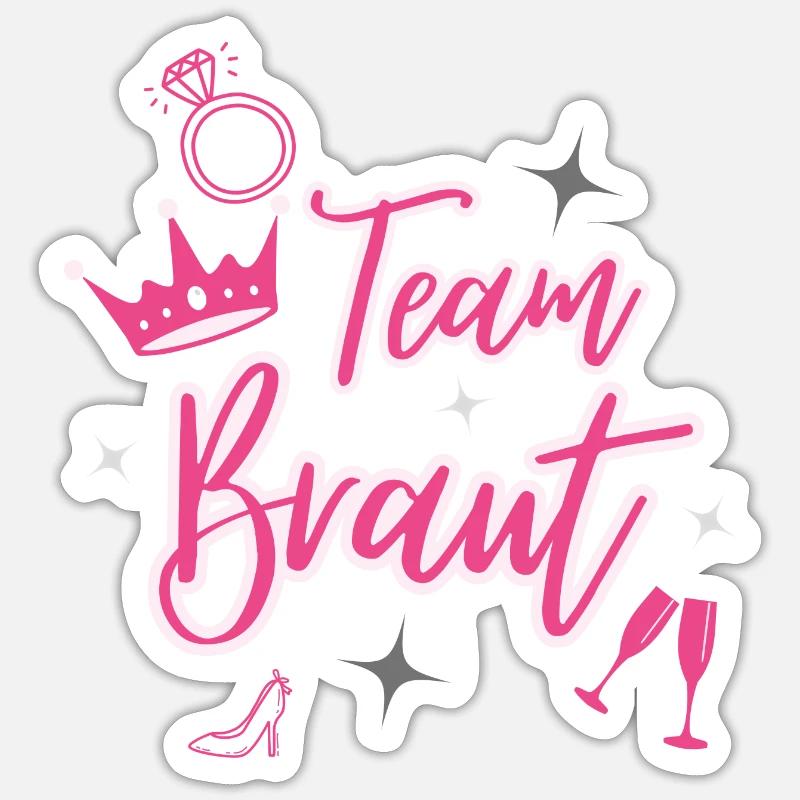 Bachelorette Sparkle Sticker Größe S (10 x 10 cm)