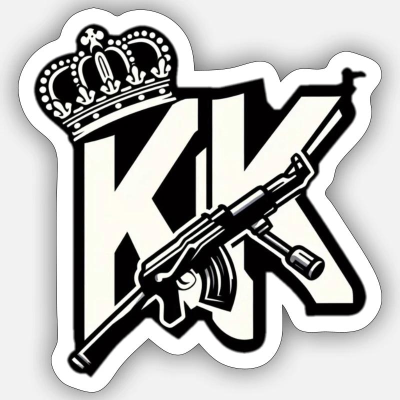 MONATE - Sticker Größe S (10 x 10 cm) - Mattweiß