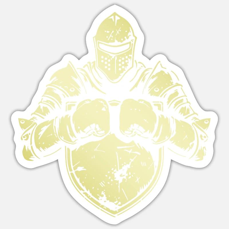 Boxer Chevalier Sticker taille S (10 x 10 cm)