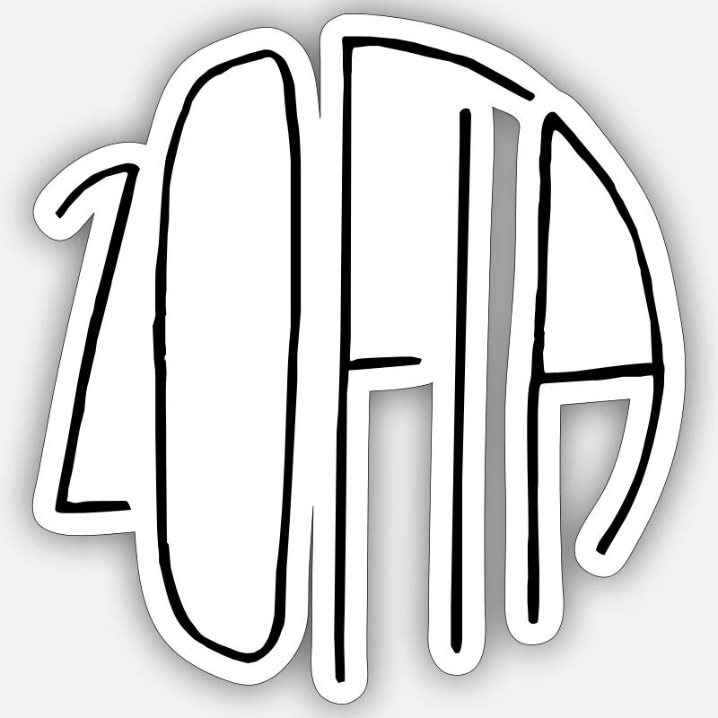 Zofia Sticker Größe S (10 x 10 cm)