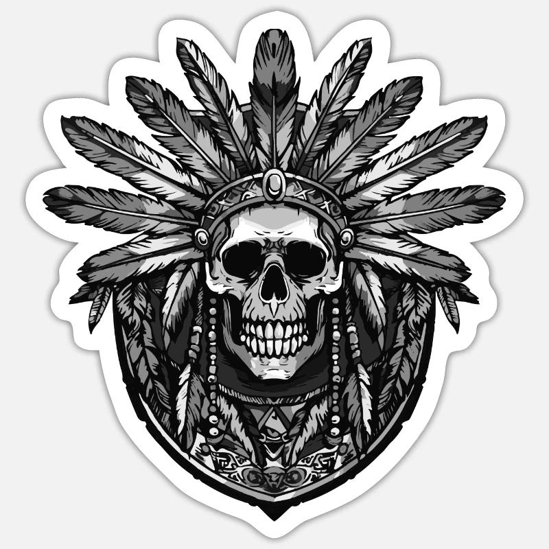 Capo Skull Crest Adesivo