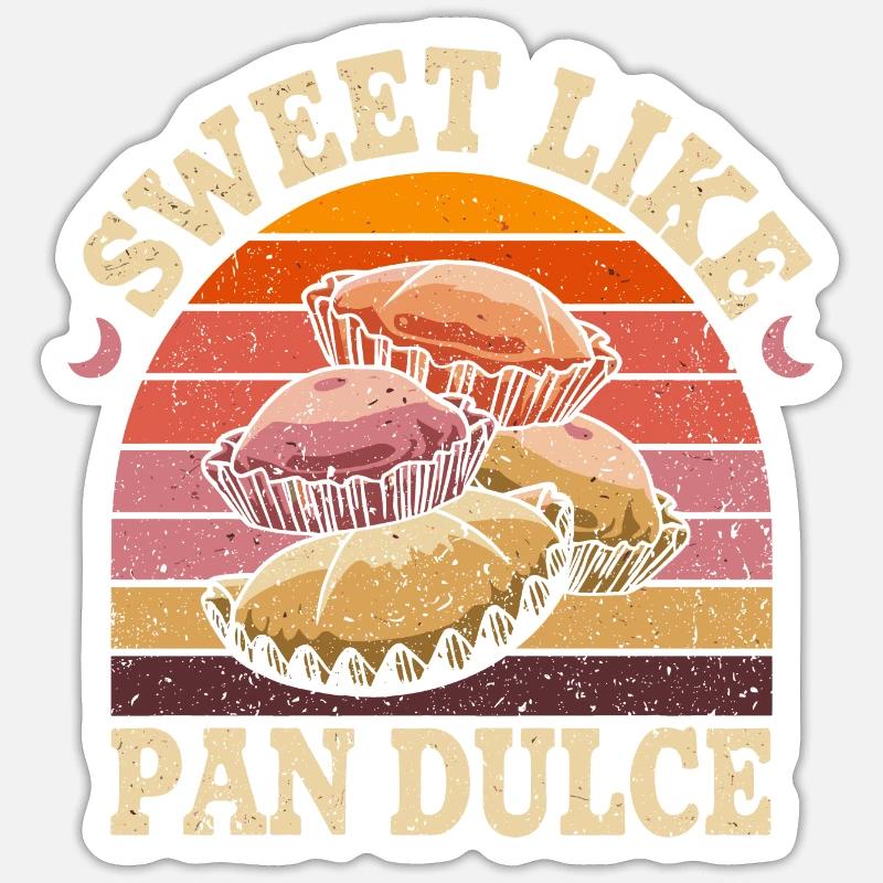 Amoureux de Pan Dulce - Sticker taille S (10 x 10 cm) - blanc mat
