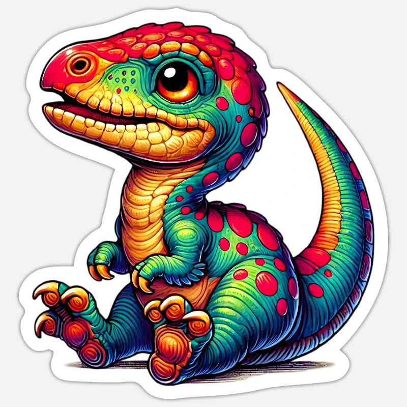 Dinosaur Sticker size S (10 x 10 cm)