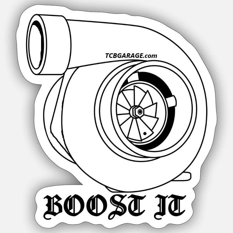 BOOST IT Sticker Größe S (10 x 10 cm)