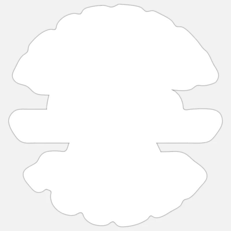 Eigentum eines Pudels Sticker Größe S (10 x 10 cm)