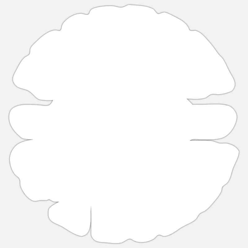 Propriété d’un Boxeur - Sticker taille S (10 x 10 cm) - blanc mat