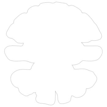 Eigentum eines Mops - Sticker Größe S (10 x 10 cm) - Mattweiß - Vorne