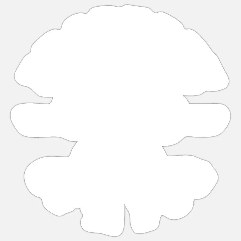 Eigentum eines Mops Sticker Größe S (10 x 10 cm)