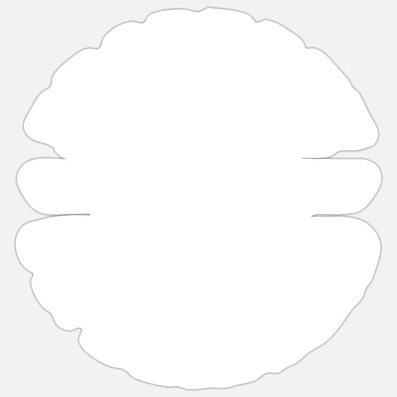 Eigentum eines Bernhardiners Sticker Größe S (10 x 10 cm)