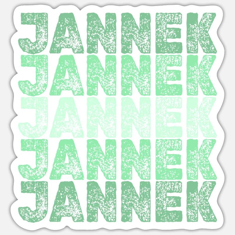 Jannek Sticker size S (10 x 10 cm)