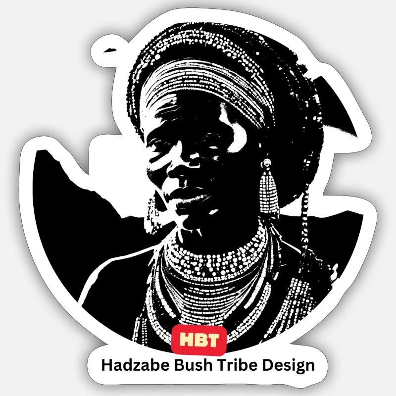 HBT 43 - Sticker taille S (10 x 10 cm) - blanc mat