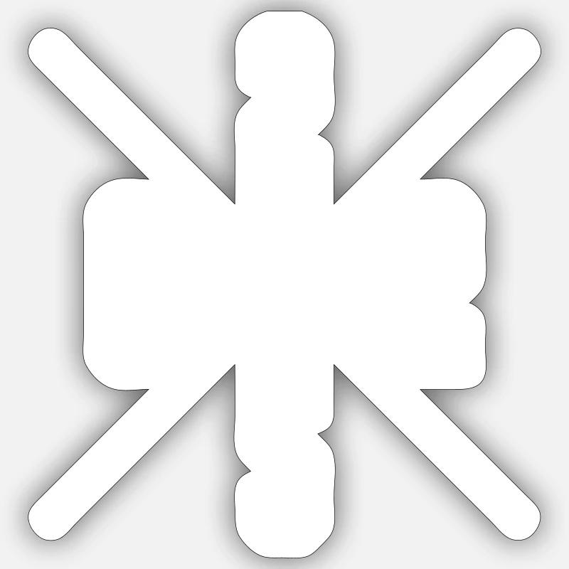 Sticker Größe S (10 x 10 cm) - 