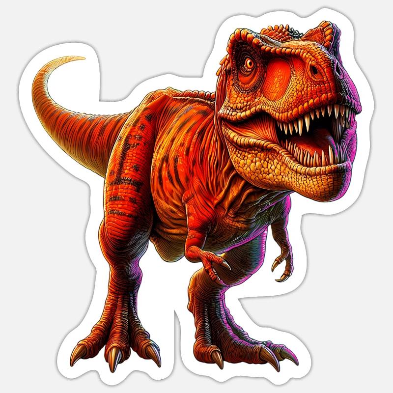 Dinosaur - Sticker size S (10 x 10 cm) - white matte
