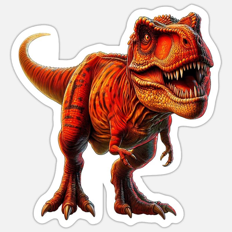 Dinosaur - Sticker size S (10 x 10 cm) - white matte
