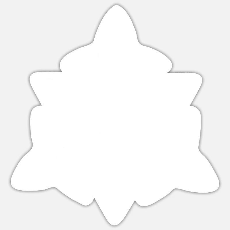 Ailes vikings blanches - Sticker taille S (10 x 10 cm) - blanc mat