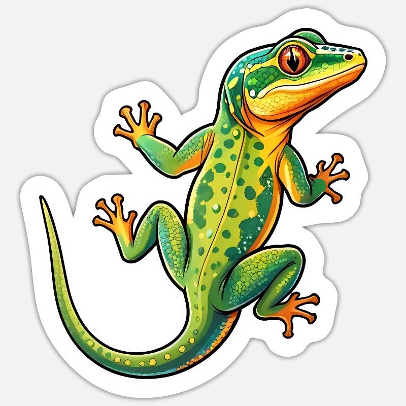 Lizard Gecko Sticker size S (10 x 10 cm)
