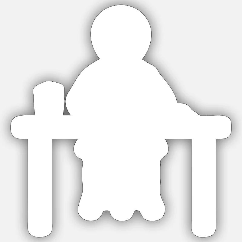 Sticker Größe S (10 x 10 cm) - 
