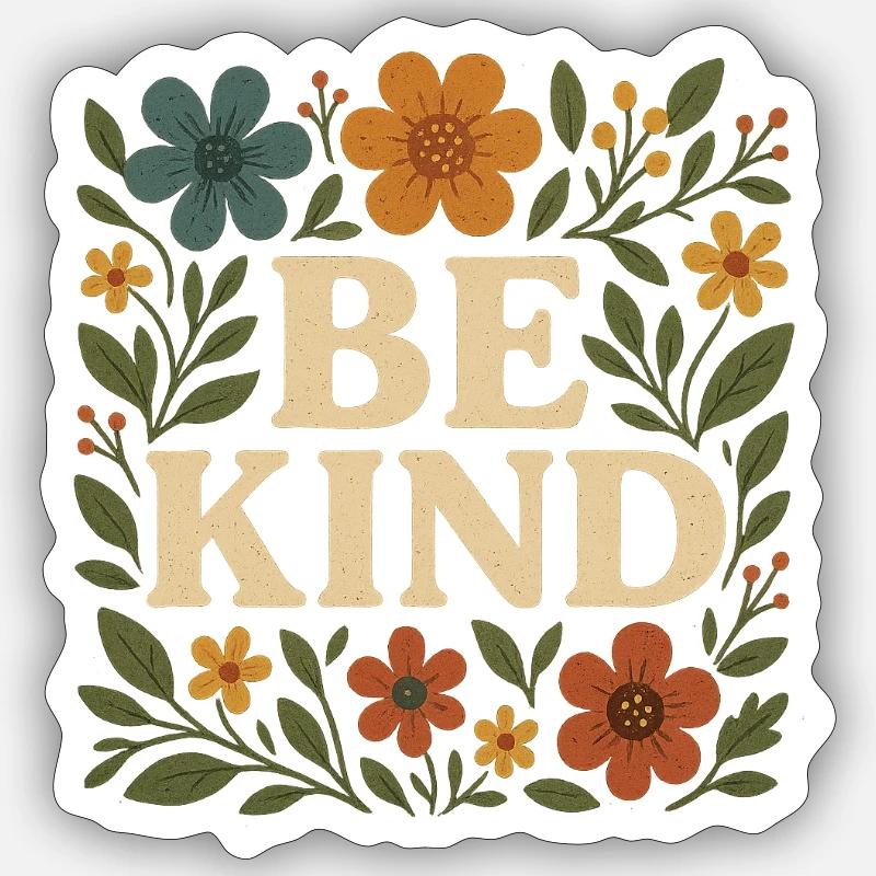 Be kind Sticker Größe S (10 x 10 cm)