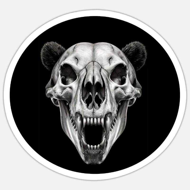 Crâne Sticker taille S (10 x 10 cm)