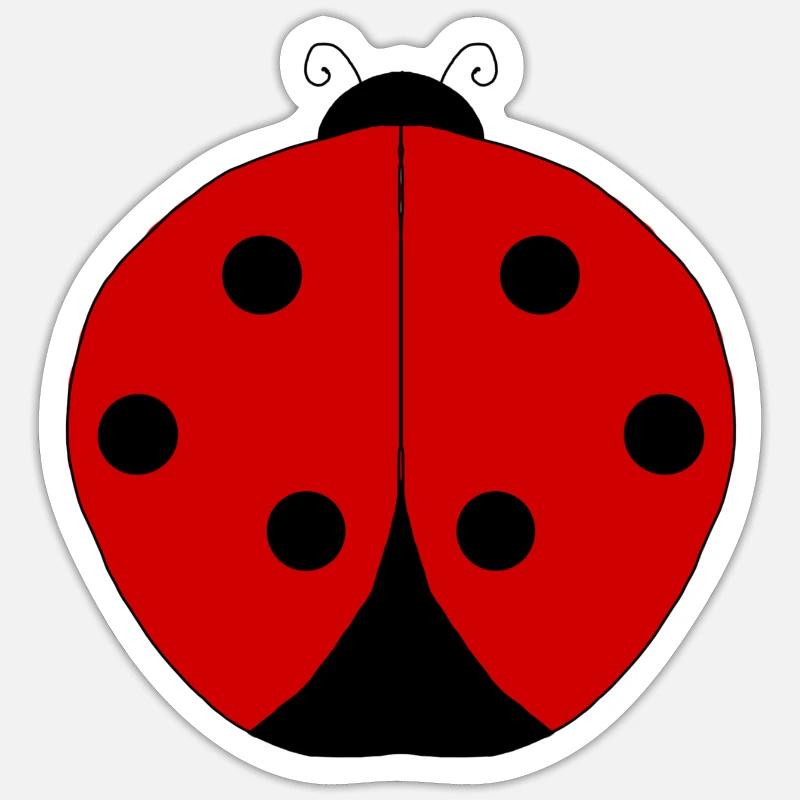 Red Dots Sticker size S (10 x 10 cm)