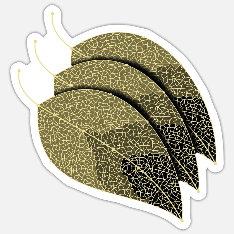 Feuilles décoratives Sticker taille S (10 x 10 cm)