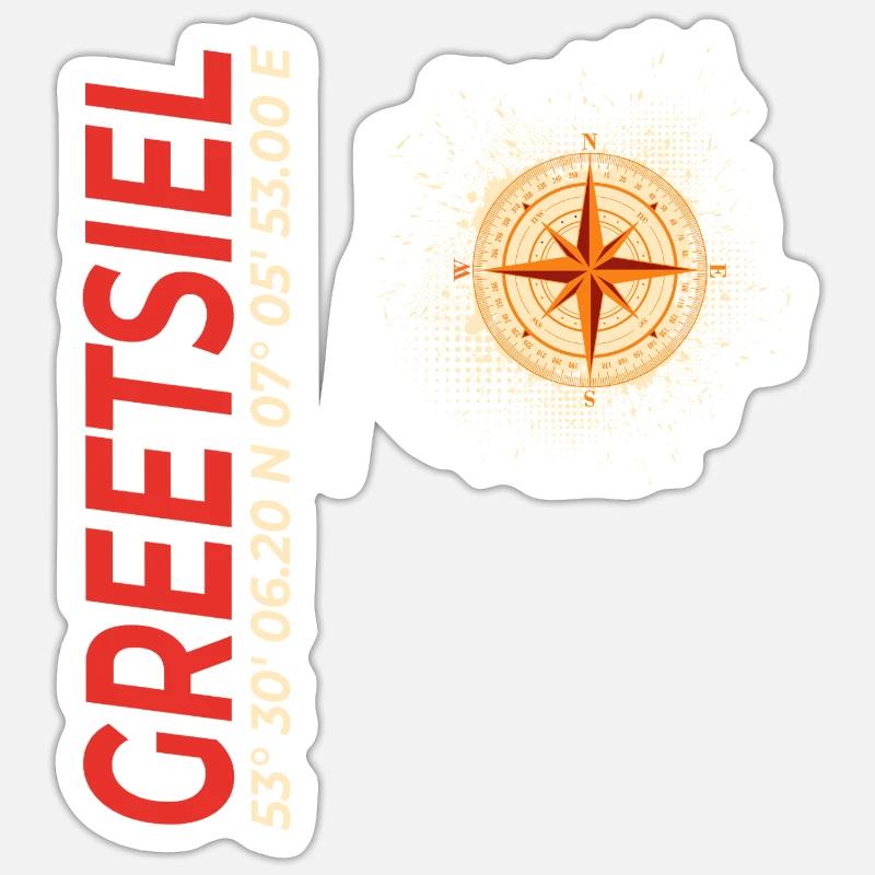 Greetsiel Sticker Größe S (10 x 10 cm)