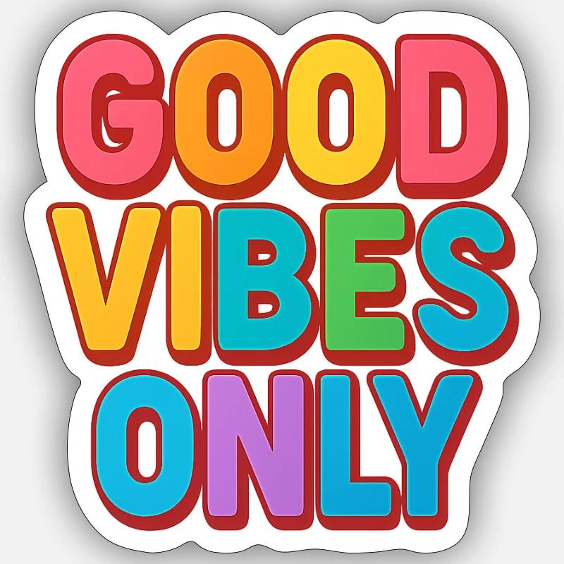 Good - Sticker size S (10 x 10 cm) - white matte