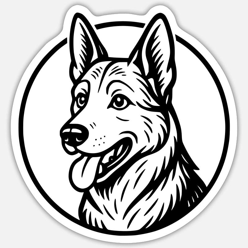 Sticker Größe S (10 x 10 cm) - 