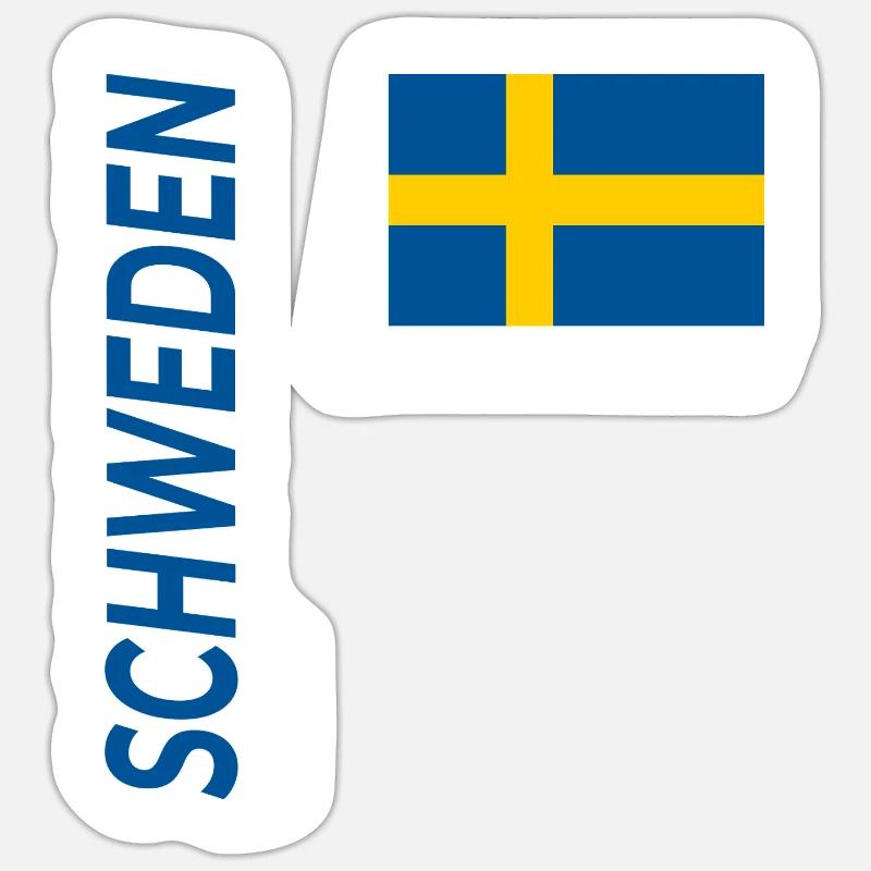 Visby - Sticker Größe S (10 x 10 cm) - Mattweiß