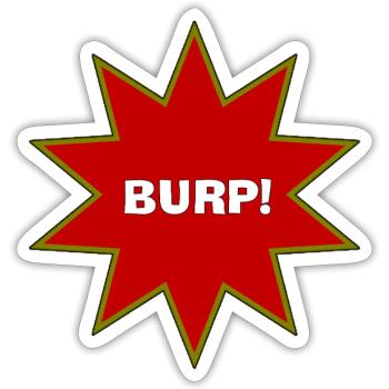 Explosion de rots - Sticker taille S (10 x 10 cm) - blanc mat - Devant
