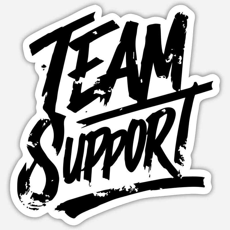 Team Support Association Sticker size S (10 x 10 cm)
