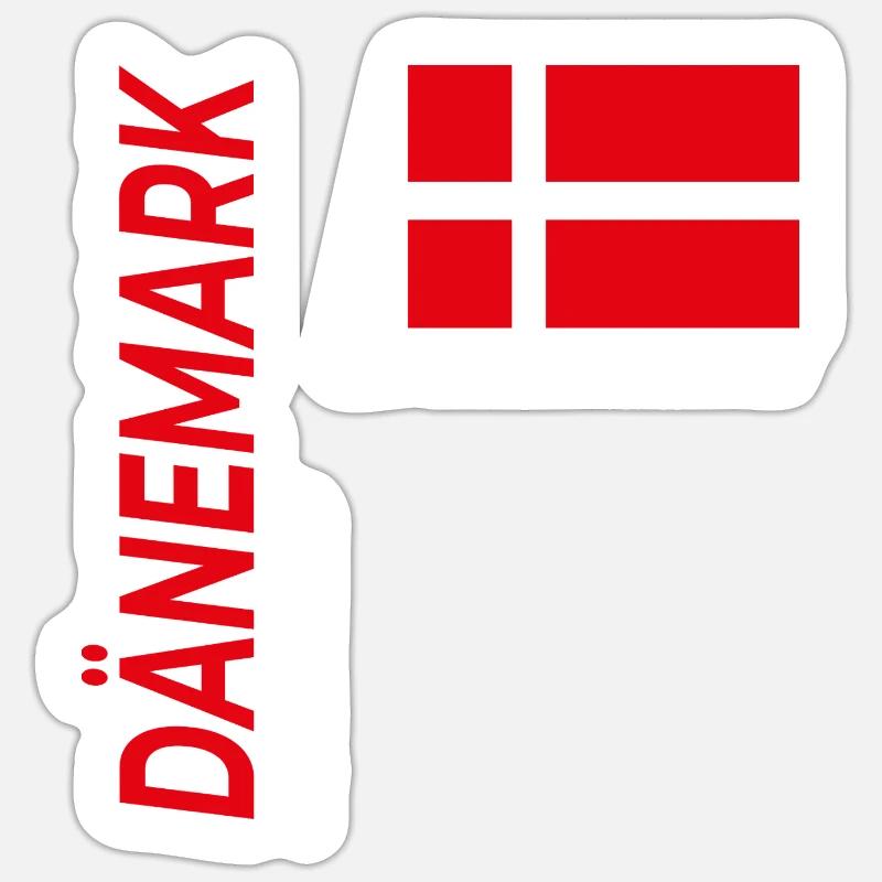 Aalborg - Sticker taille S (10 x 10 cm) - blanc mat