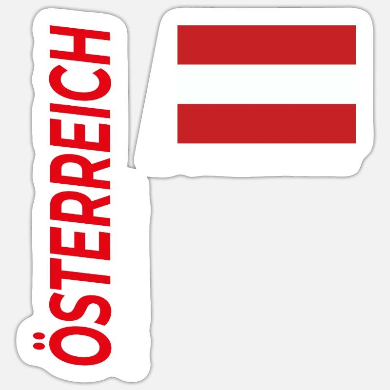 Mayrhofen - Sticker taille S (10 x 10 cm) - blanc mat
