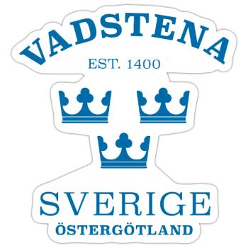 Vadstena Sverige Sweden - Sticker size S (10 x 10 cm) - white matte - Front