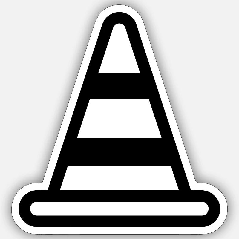 cône Sticker taille S (10 x 10 cm)