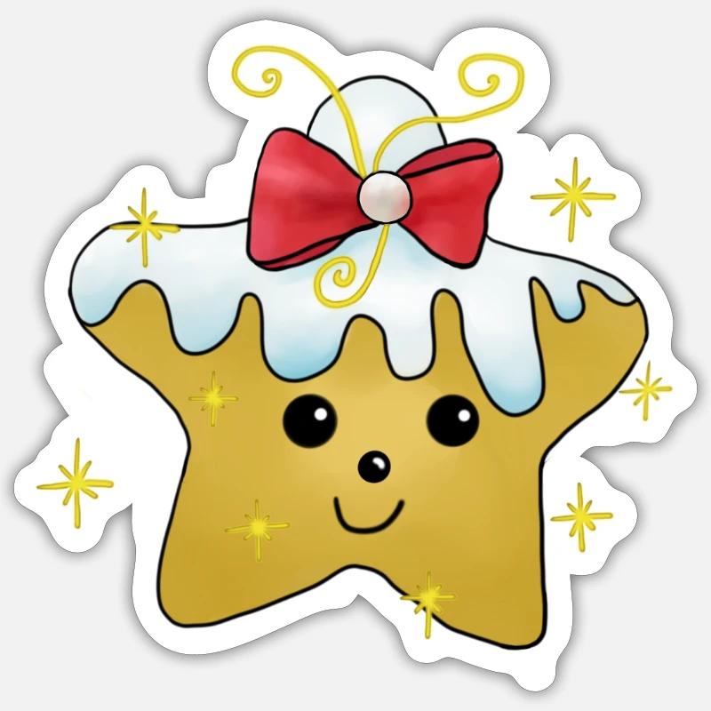 Kleiner_Stern Sticker size S (10 x 10 cm)