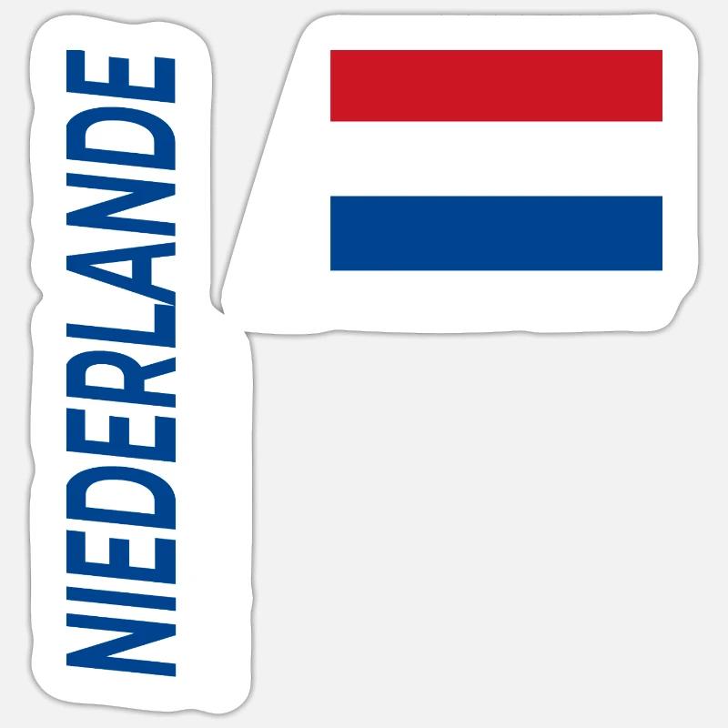 Maastricht - Sticker taille S (10 x 10 cm) - blanc mat