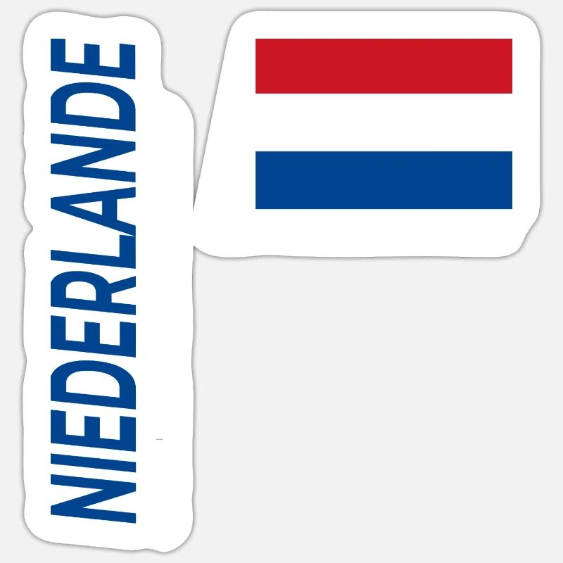 Schiermonnikoog - Sticker taille S (10 x 10 cm) - blanc mat