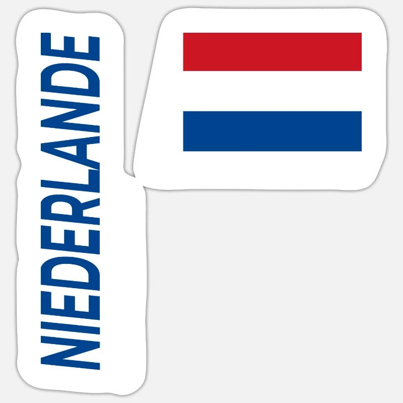Rotterdam - Sticker taille S (10 x 10 cm) - blanc mat