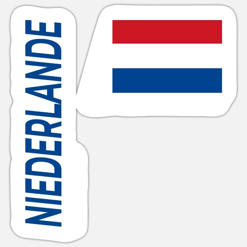 Tilburg - Sticker Größe S (10 x 10 cm) - Mattweiß