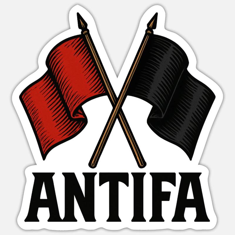 Antifa Sticker size S (10 x 10 cm)