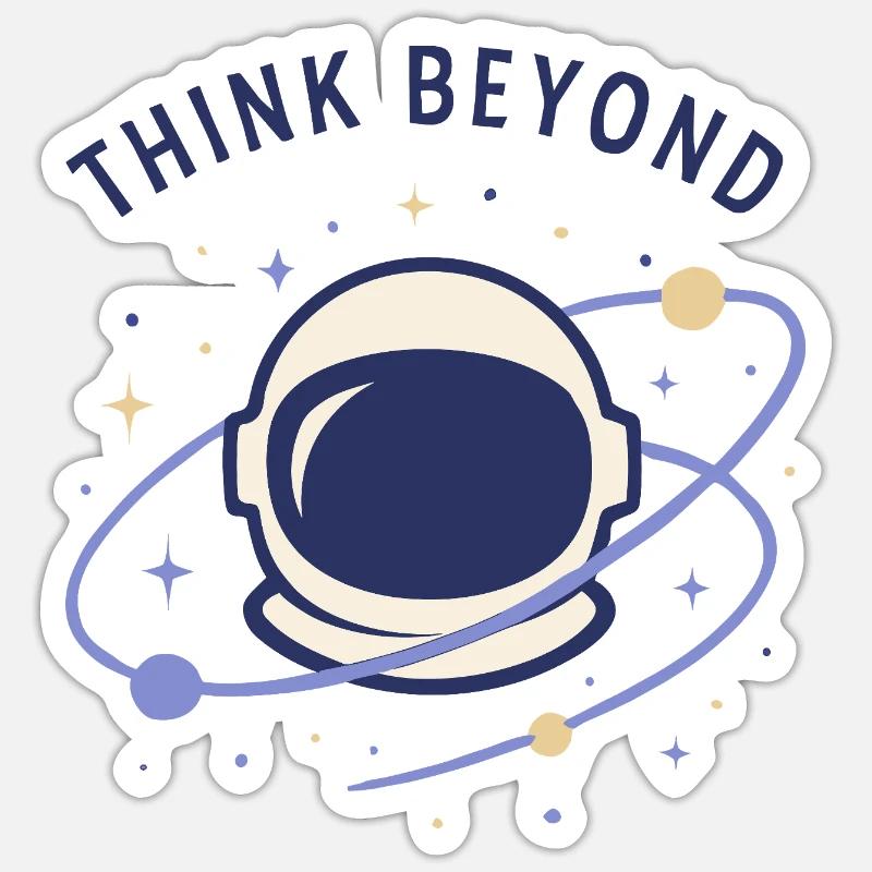 Think ahead Sticker size S (10 x 10 cm)